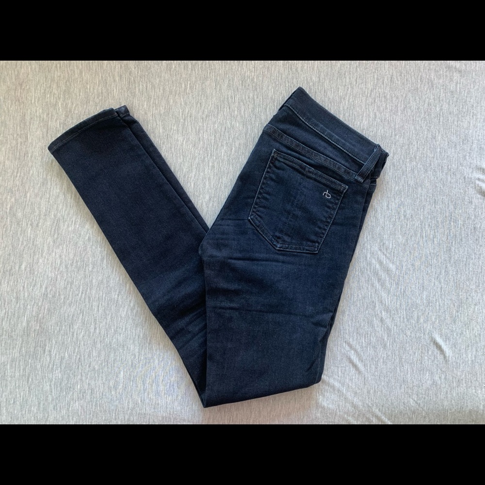 Rag & Bone mid-rise Capri ankle skinny jeans | size 26